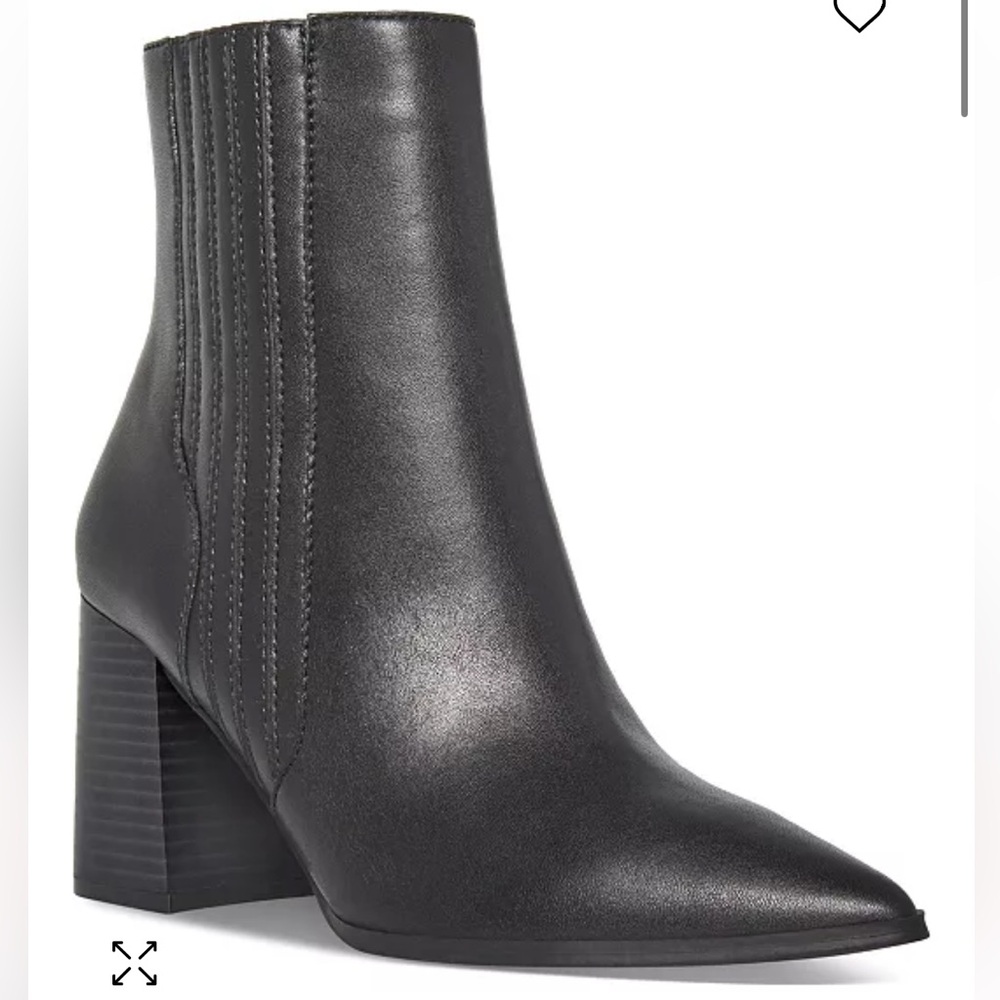 NIB Aqua College Women’s Waterproof Iconic Zip Ankle Leather Boots in Black 8 M